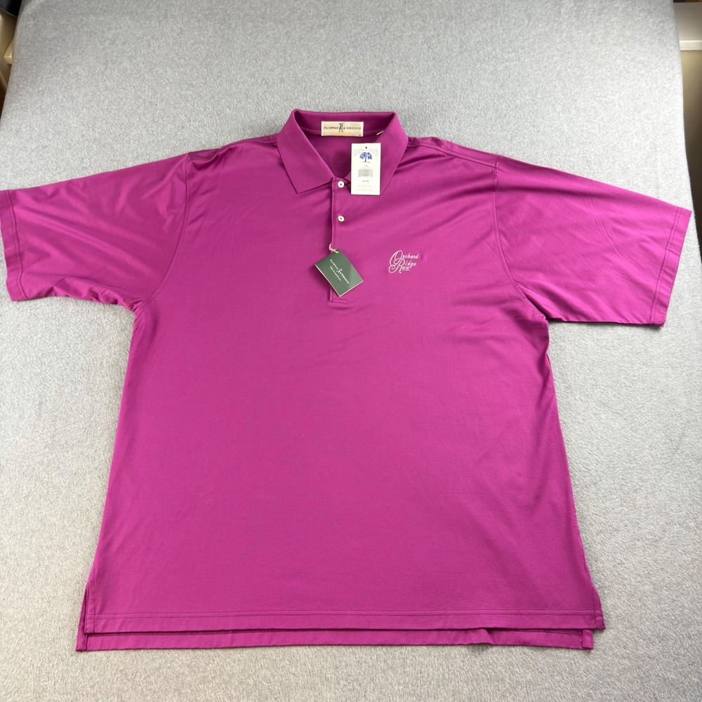 Vintage Fairway & Greene XXL Iris Golf Polo Orchard Ridge Mercerized Cotton NWT